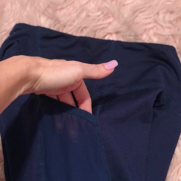 Gymshark Blue Ladies Training Mesh leggings - Picture 6 of 7